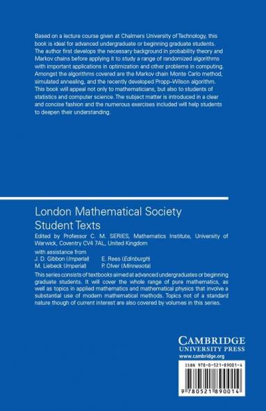 Finite Markov Chains and Algorithmic Applications