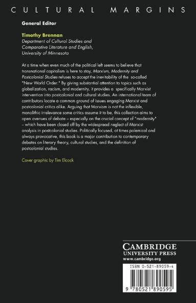 Marxism Modernity and Postcolonial Studies