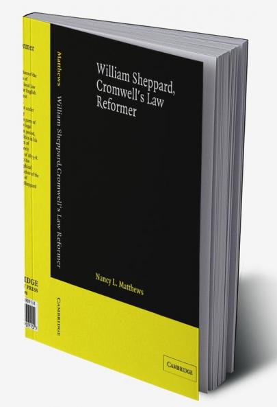 William Sheppard Cromwell's Law Reformer