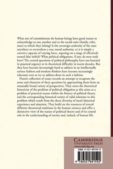 Political Obligation in Its Historical Context