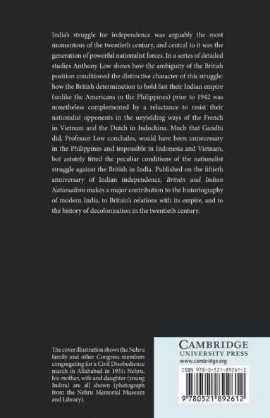 Britain and Indian Nationalism