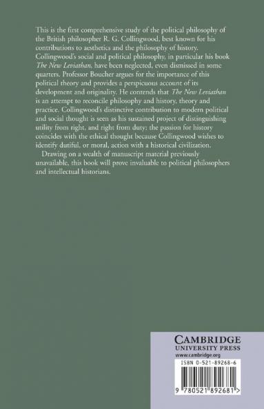 The Social and Political Thought of R. G. Collingwood