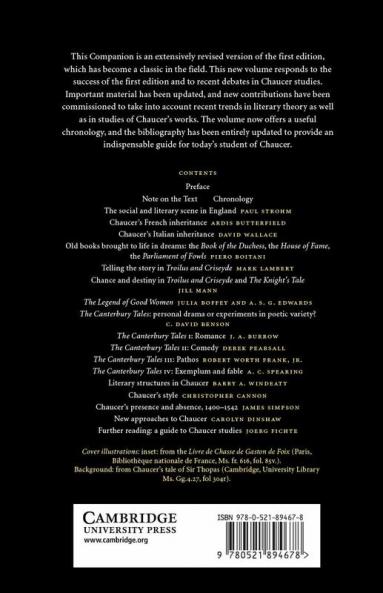 The Cambridge Companion to Chaucer