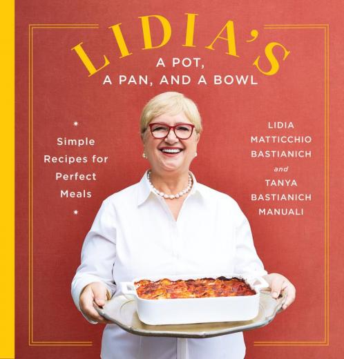 Lidia's a Pot a Pan and a Bowl
