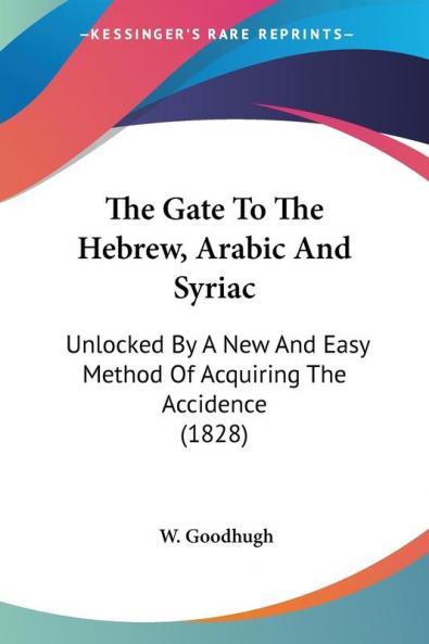 The Gate To The Hebrew Arabic And Syriac
