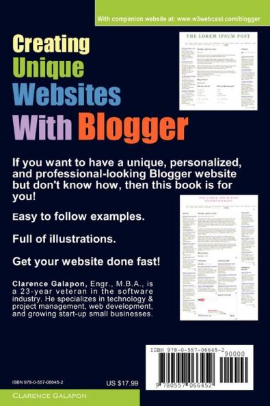 Creating Unique Websites With Blogger