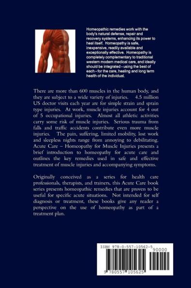 Acute Care - Homeopathy for Muscle Injuries