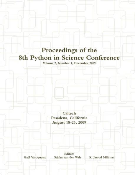 Proceedings of the 8th Python in Science Conference