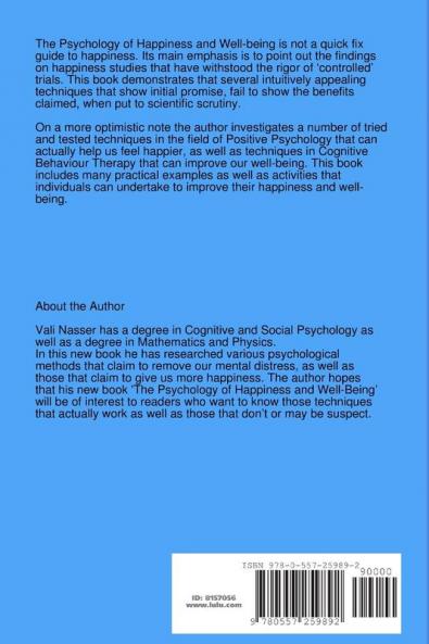 The Psychology of Happiness and Well-Being