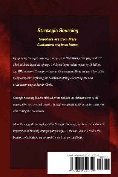 Strategic Sourcing - Suppliers are from Mars Customers are from Venus