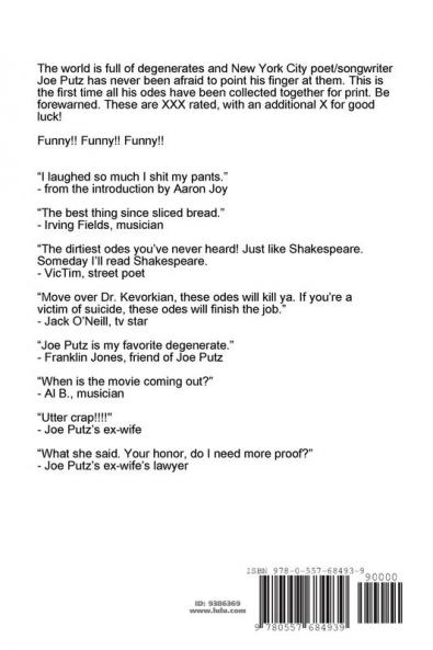 XXXX Rated Odes To Degenerates