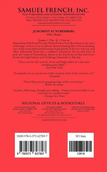 Judgment at Nuremberg