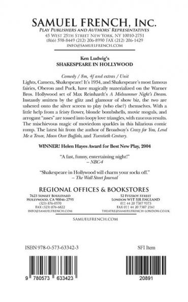 Ken Ludwig's Shakespeare in Hollywood