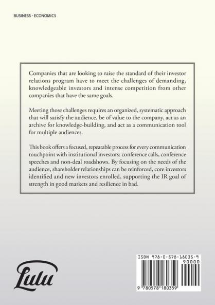 The IR Communication Handbook