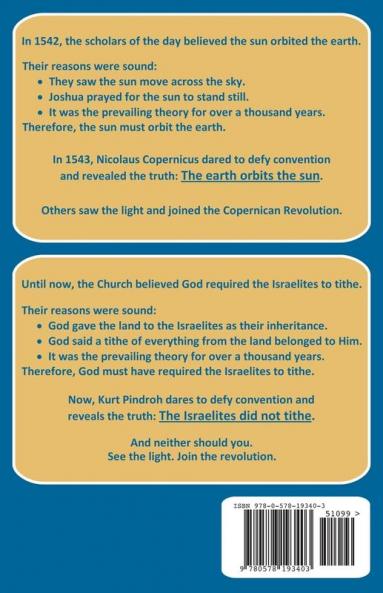 The Israelites Did Not Tithe And Neither Should You