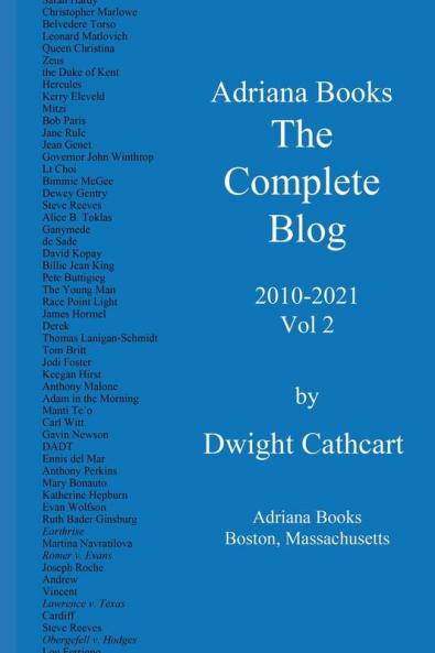 Adriana Books The Complete Blog 2010-2021 Vol 2