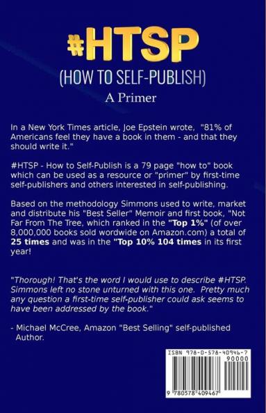 #HTSP - How to Self-Publish