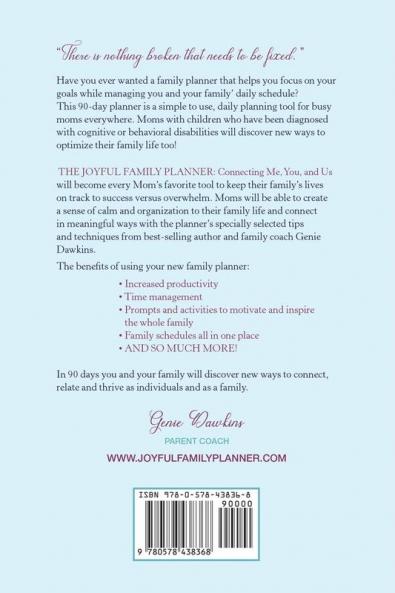 Joyful Family Planner: Connecting Me You and Us