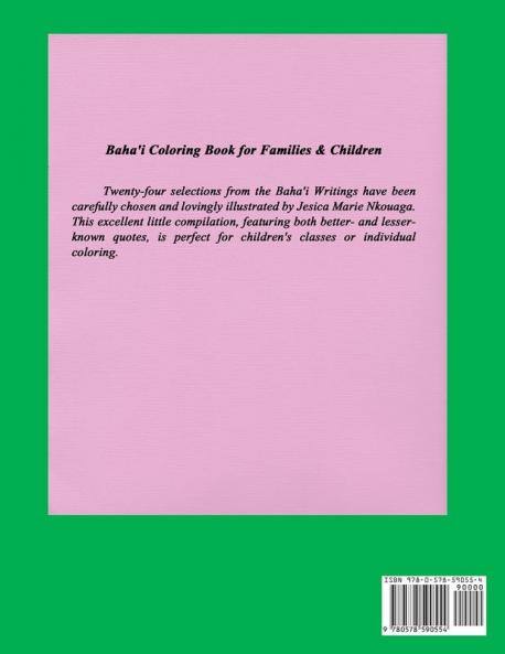 Baha'i Coloring Book for Families and Children