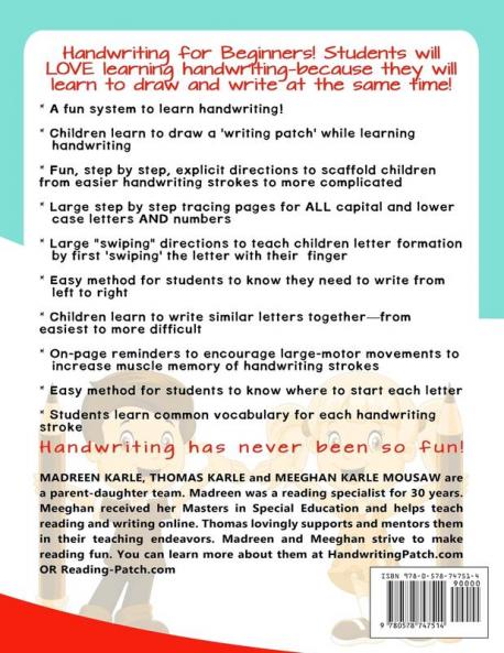 Handwriting Patch: Handwriting Curriculum and Practice Workbook
