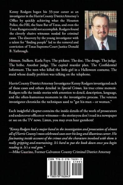 Special Crimes: Memoirs of a D.A. Investigator