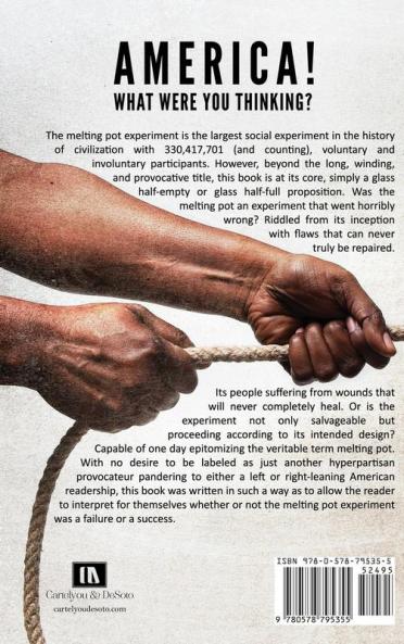 America! What Were You Thinking?: Emancipating 3953761 enslaved Africans and African Americans and then leaving them to live in the same general ... in the hopes that everyone could all j