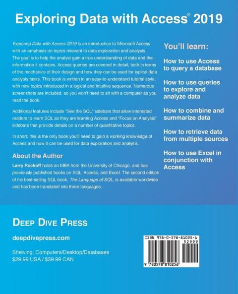 Exploring Data with Access 2019