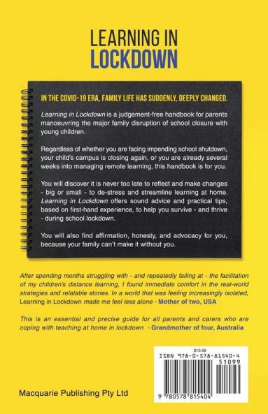 Learning in Lockdown: A parent's guide to helping young children thrive during campus closure