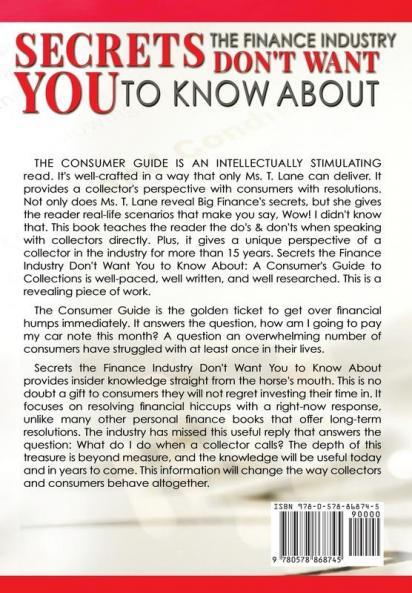 Secrets the Finance Industry Don't Want You to Know About