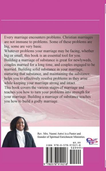 BUILDING A MARRIAGE OF SUBSTANCE