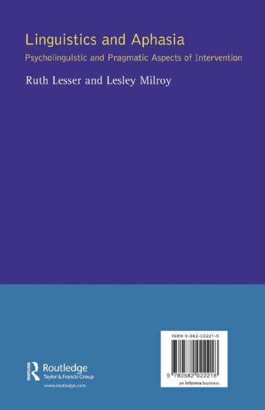 Linguistics and Aphasia