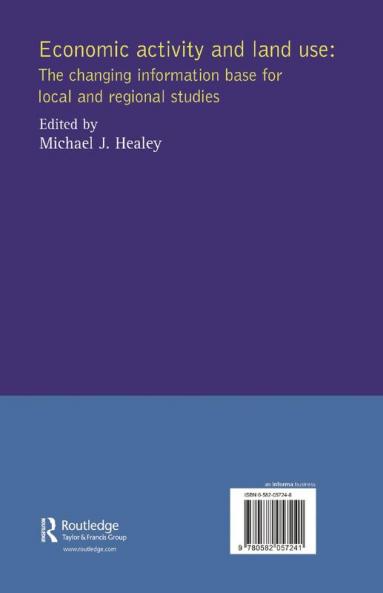 Economic Activity and Land Use The Changing Information Base for Localand Regional Studies