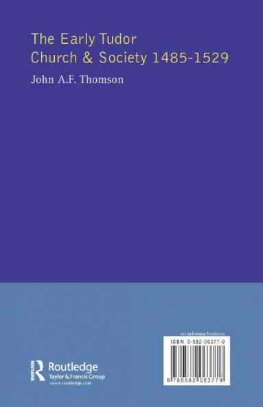 Early Tudor Church and Society 1485-1529