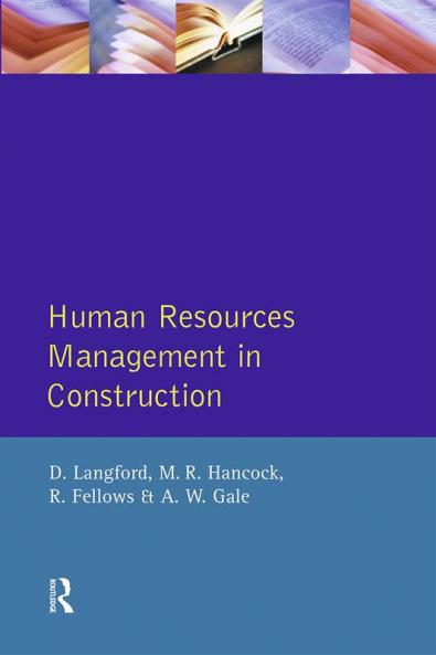 Human Resources Management in Construction