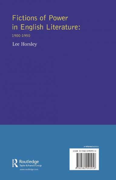 Fictions of Power in English Literature