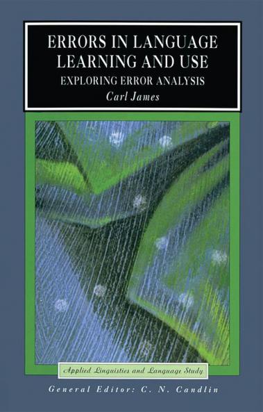 Errors in Language Learning and Use