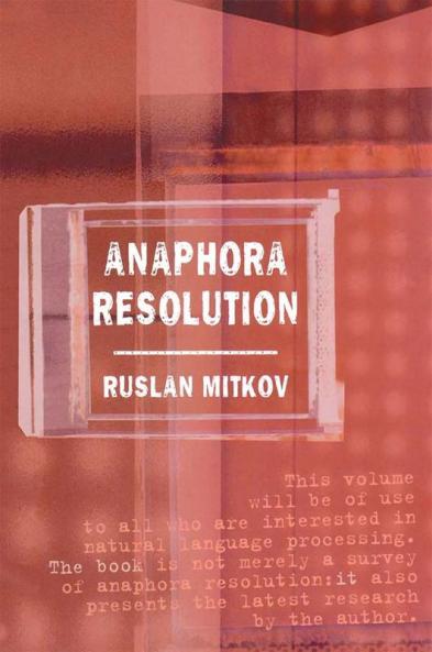 Anaphora Resolution