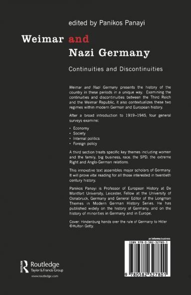 Weimar and Nazi Germany