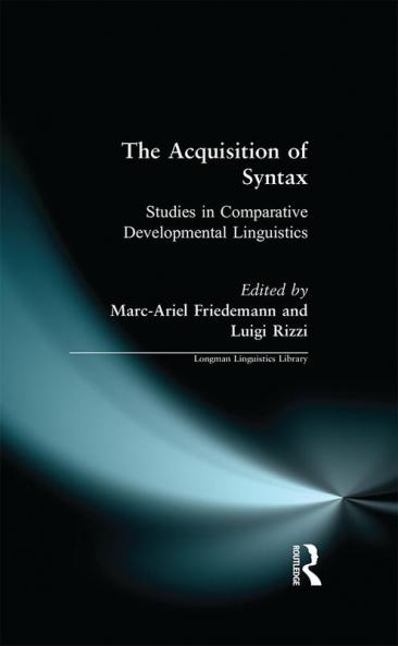 Acquisition of Syntax