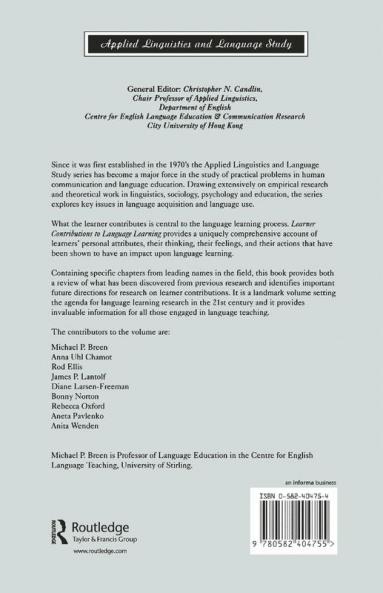 Learner Contributions to Language Learning