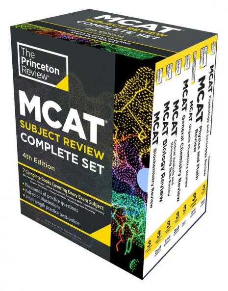 Princeton Review MCAT Subject Review Complete Box Set 4th Edition