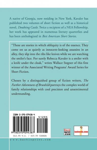 The Further Adventures of Brunhild: And Other Stories