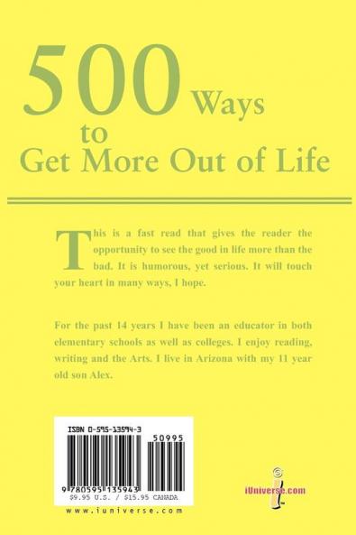 500 Ways to Get More Out of Life