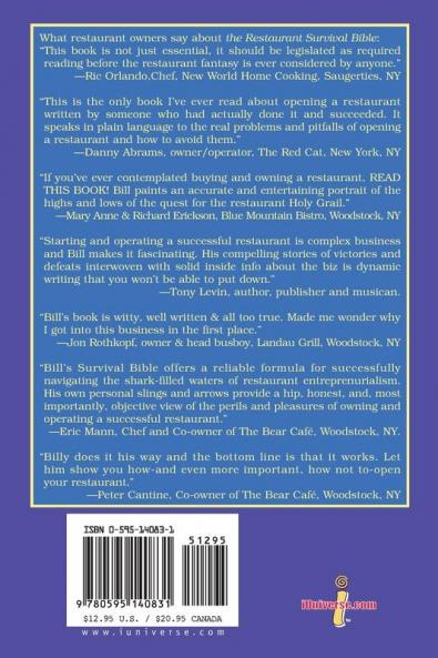 The Restaurant Survival Bible: An Insider's Guide to Successful and Profitable Restaurant Ownership