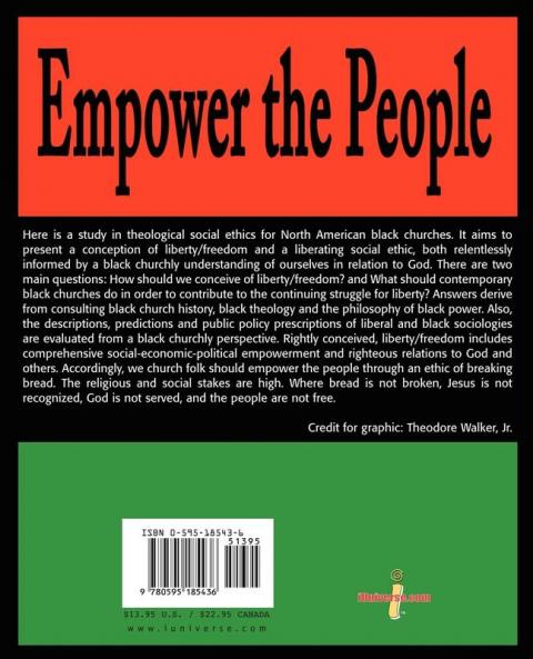Empower the People: Social Ethics for the African-American Church: 5 (Bishop Henry McNeal Turner Studies in North American Black R)