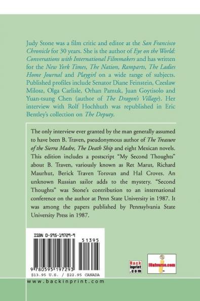 The Mystery of B. Traven