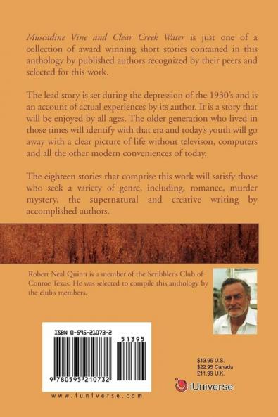 Muscadine Vine and Clear Creek Water: and other short stories