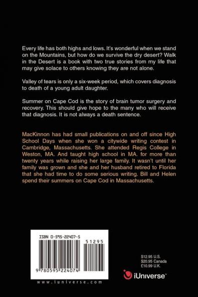 Walk In The Desert: Two true stories