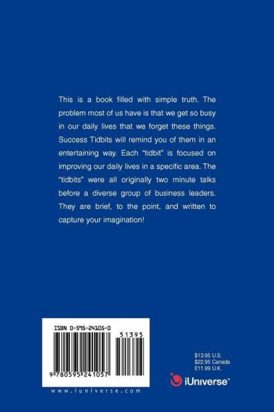 Success Tidbits: Success Principles are Common Sense