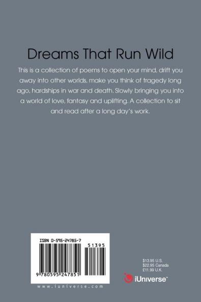 Dreams That Run Wild: Mark Wells Poetry